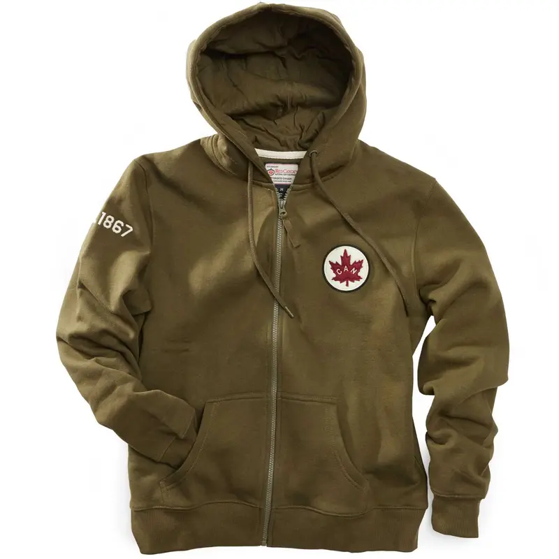 Canada-Themed Full-Zip Hoodie 1