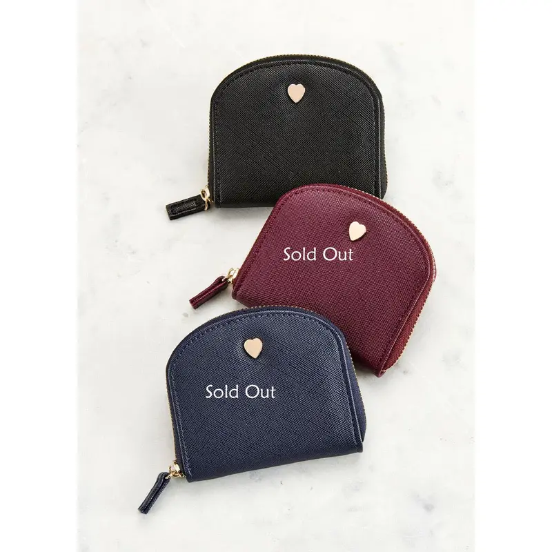 Charlie Paige Sleek Black Coin Purse 1