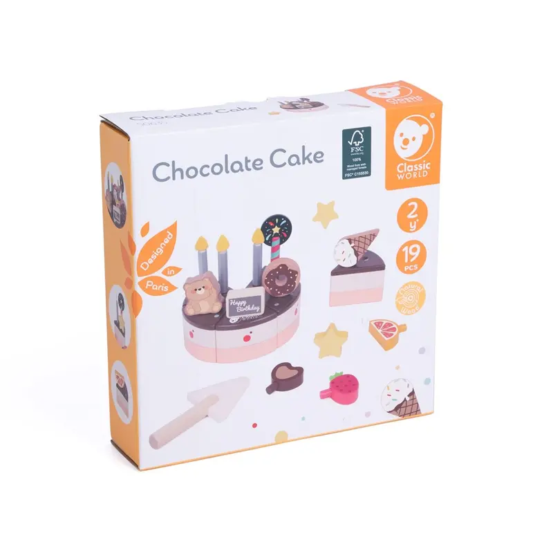 Chocolate Cake Toy – Classic World Baking Play Set 1