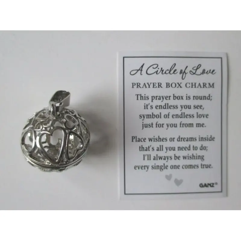 ‘Circle Of Love’ Prayer Box Charm – Inspirational Token Or Keepsake 1