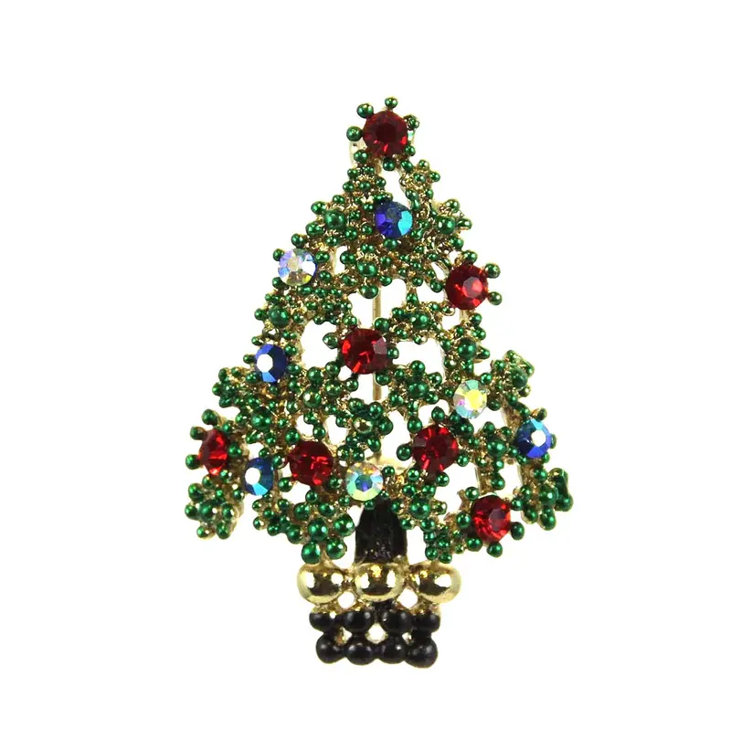 Classic Holiday Tree Decorative Pin 1