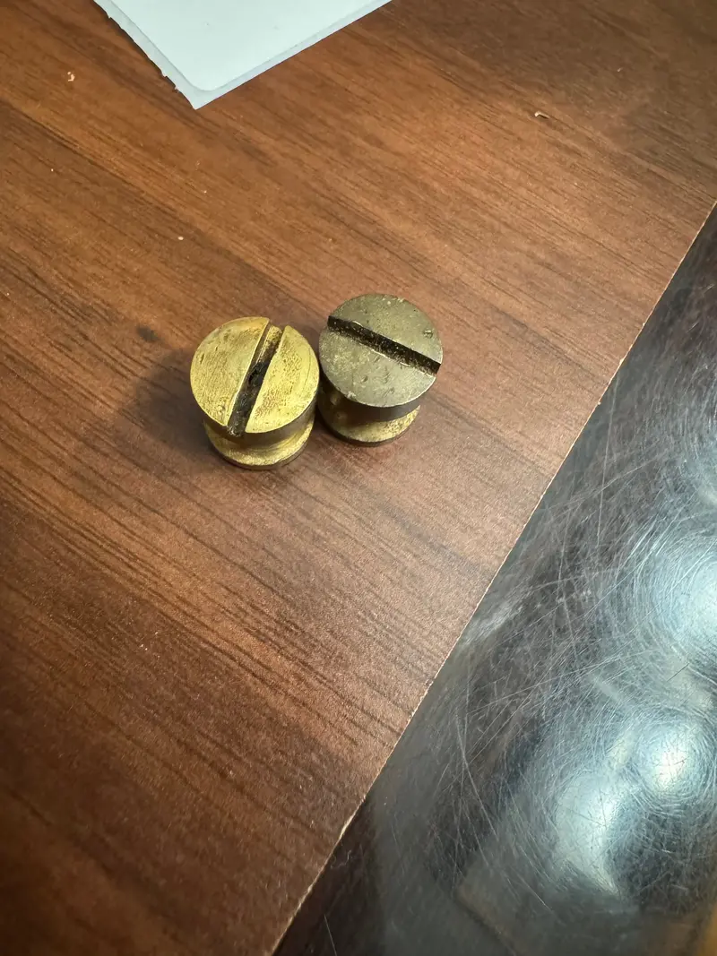 Classic Hourglass Brass Barrel Nuts – Packaged Individually 1