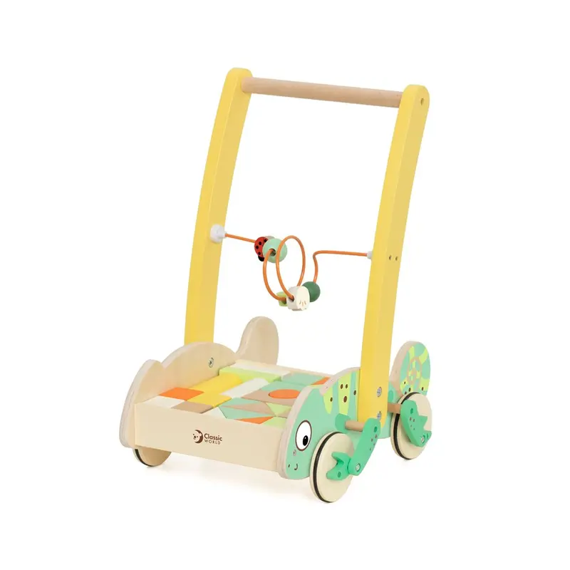 Classic World Baby Walker Toy With Stackable Learning Blocks 1