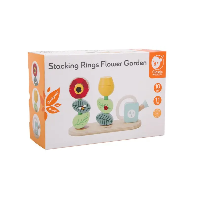 Classic World Flower Garden Stacking Ring Set 1