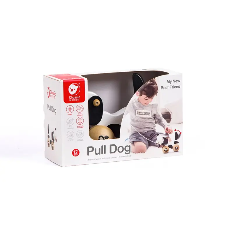 Classic World Pull-Along Dog Toy For Early Walkers 1