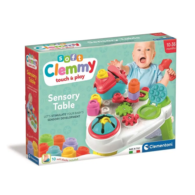 Clementoni Soft Clemmy Sensory Table – Interactive Play Surface For Toddlers 1