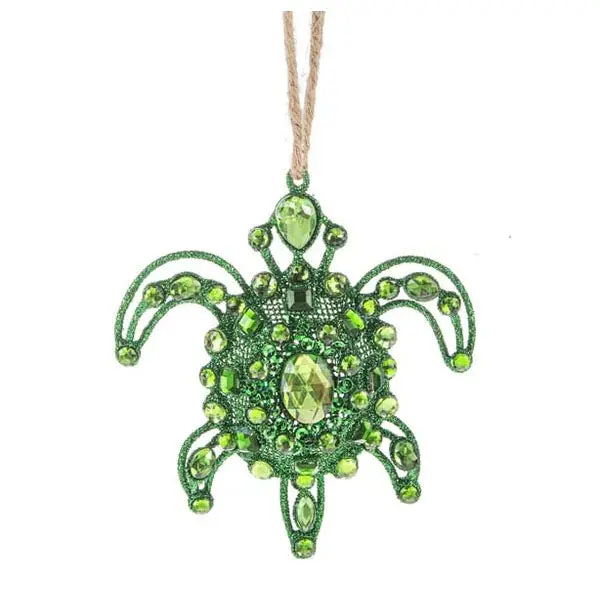 Coastal-Themed Turtle Acrylic Ornament 1