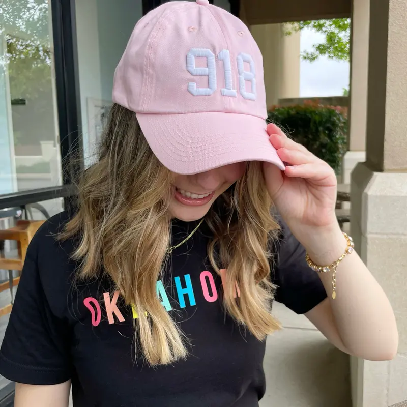 Codeword 918 Pink Embroidered Baseball Cap 1