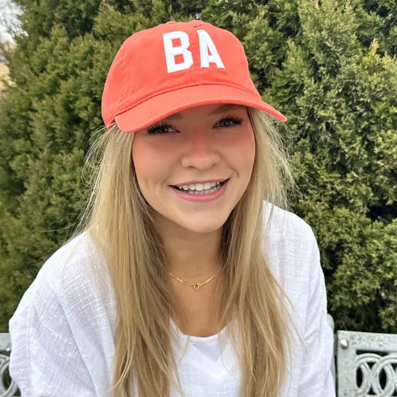 Codeword Ba Embroidered Cap In Coral 1