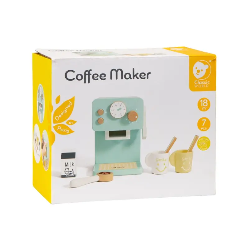 Coffee Maker Toy – Classic World Kitchen Pretend Appliance 1