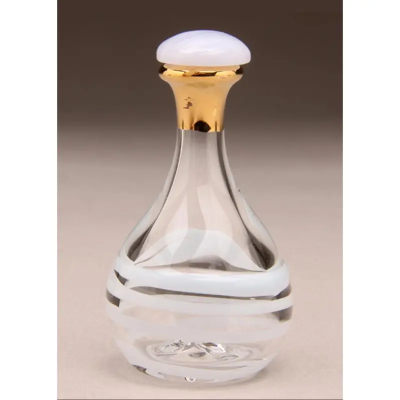 Contemporary Baby Blue Tear Bottle Ornament 1