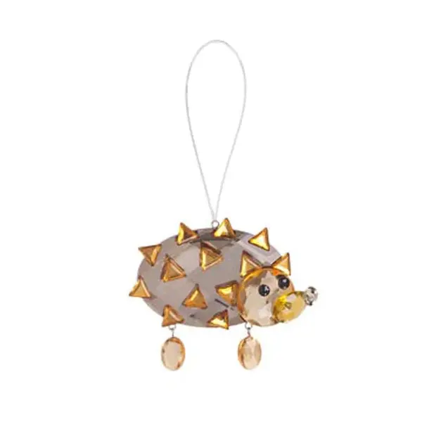 Crystal Expressions Hedgehog Ornament - Glittering Animal Figurine 1