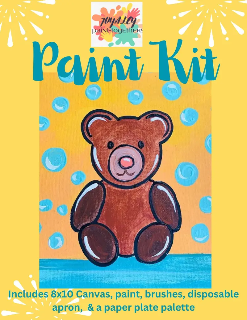 Cuddly Teddy Bear Diy Paint Kit 1
