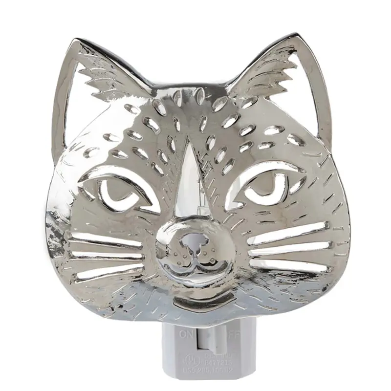 Cute Ceramic Cat Nightlight With Soft Glow 1
