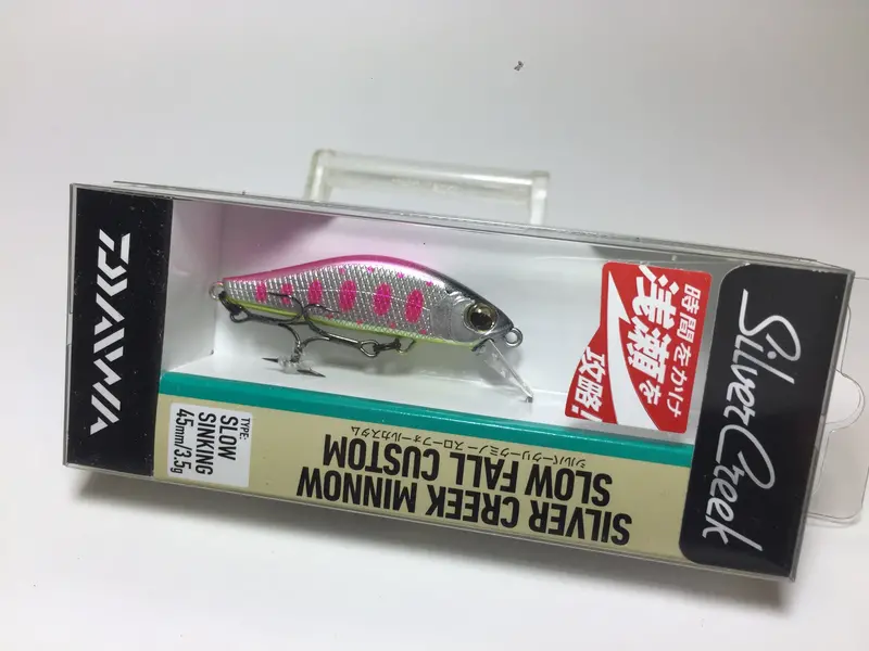 Daiwa Silver Creek Minnow Slow Fall Custom 45Ss – Pink Yamame Chart Belly 1