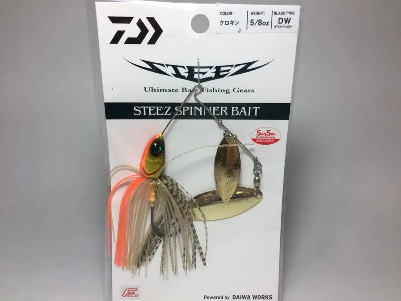 Daiwa Steez Spinnerbait 5/8 Oz — Dw Finish, Black Gold 1