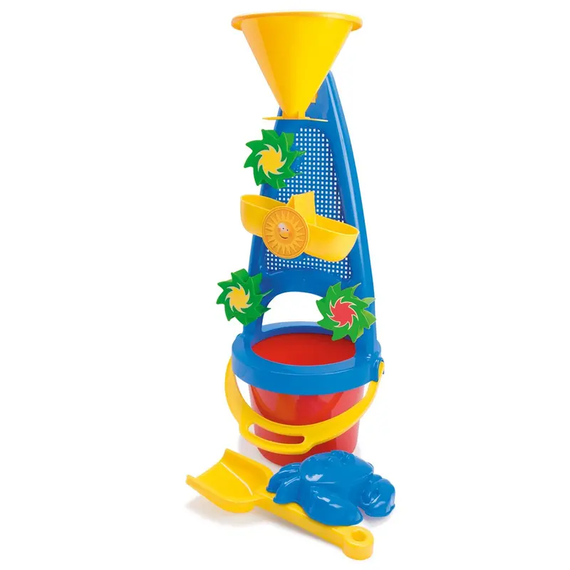 Dantoy Classic Sand & Water Wheel Set – 4-Piece Play Kit With Bucket 1