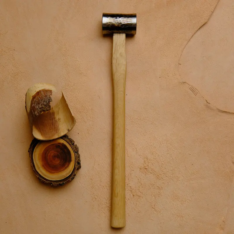 Daruma-Style Forged Genno Hammer – 375G 1