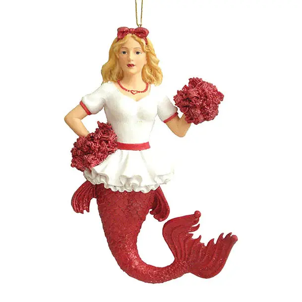 December Diamonds Cheerleader Mermaid Ornament 1