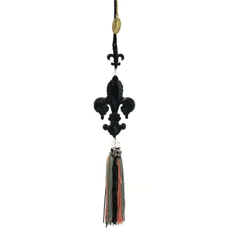 Decorative Tassel Accent Fleur-De-Lis Charm 1