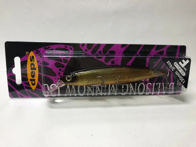 Deps Balisong Minnow 130F #39 – Kurokin Glitter Finish 1