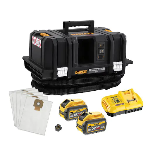 Dewalt Dcv586M2T 54V Xr Flexvolt M-Class Dust Extractor – Includes Two 6.0Ah Batteries 1