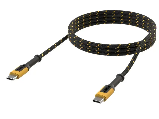 Dewalt Heavy-Duty Usb-C To Usb-C Cable – 3M (10Ft), 100W Power & Data Transfer (Dwt1310021) 1