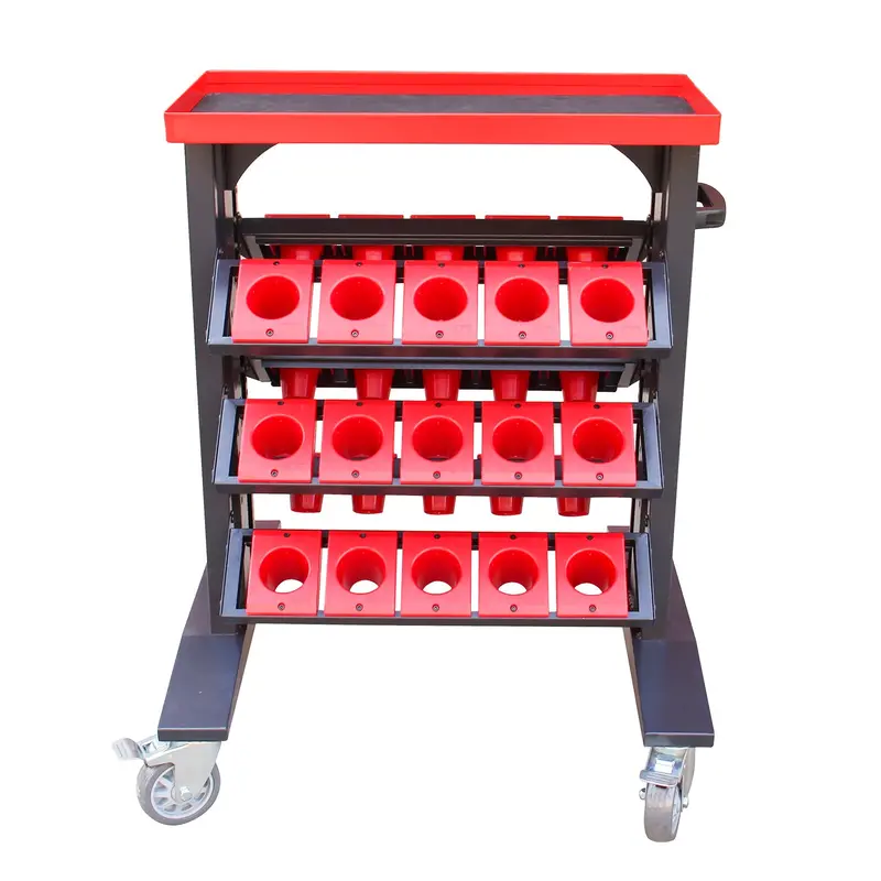 Djc-950C Cnc Mobile Tool Trolley: Bt50-Compatible, Holds Up To 30 Tool Holders 1