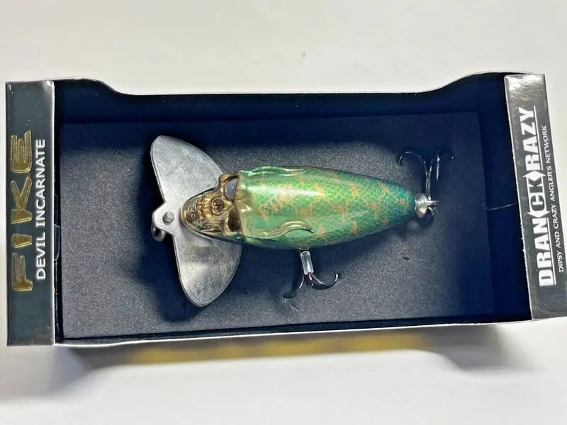 Dranckrazy Fike M-50 Jerkbait – Hoary-M Pattern 1