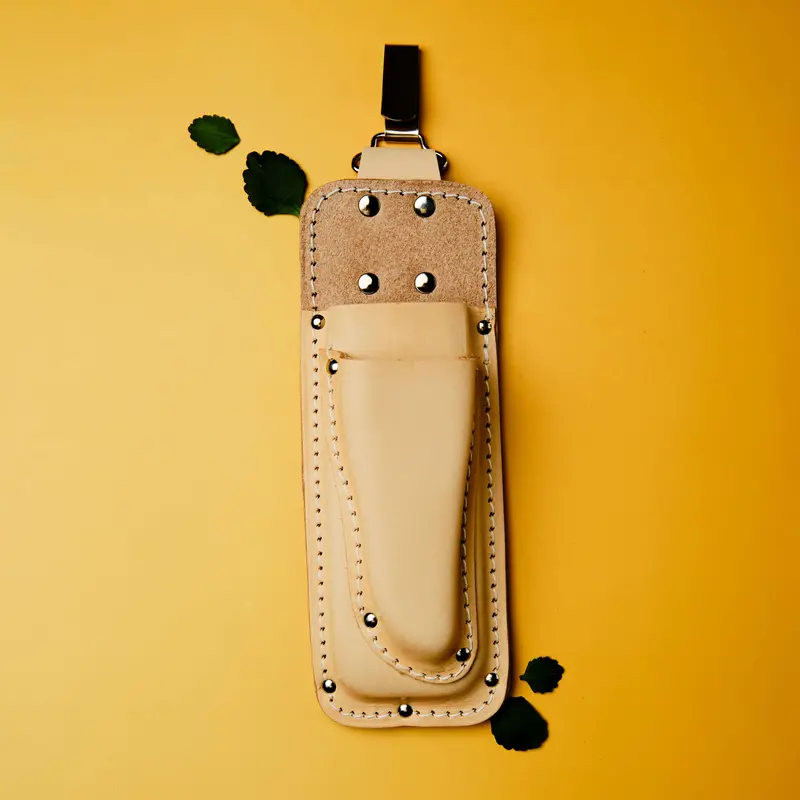 Dual-Pocket Piggyback Leather Holster – Stacked Tool Carry 1