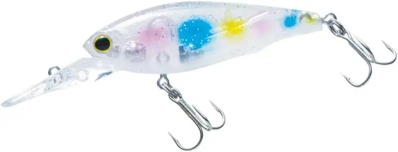 Duel Hardcore Lg Shad 50S Soft Bait – Glow Belly Candy 1