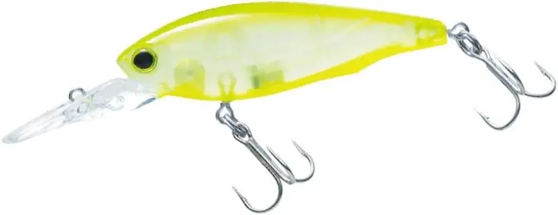 Duel Hardcore Lg Shad 50S Soft Bait – Glow Chart 1