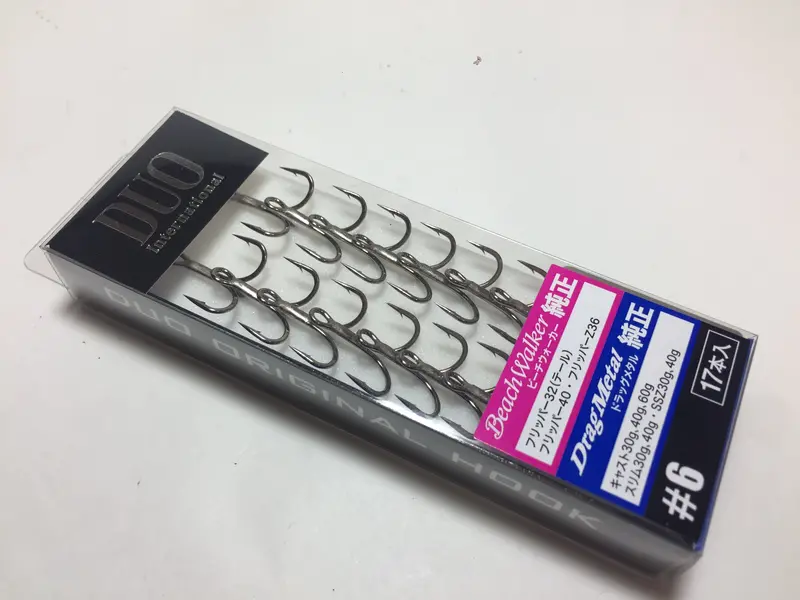 Duo International Original Saltwater Triple Hook #6 (17-Pack) 1