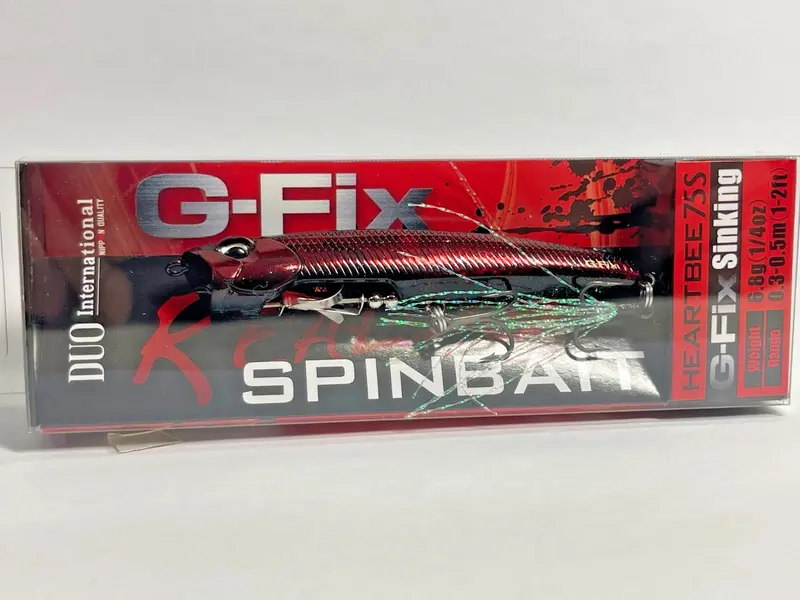 Duo Realis Heartbee 75S Spinbait – Burning Shad Iii Iridescence 1