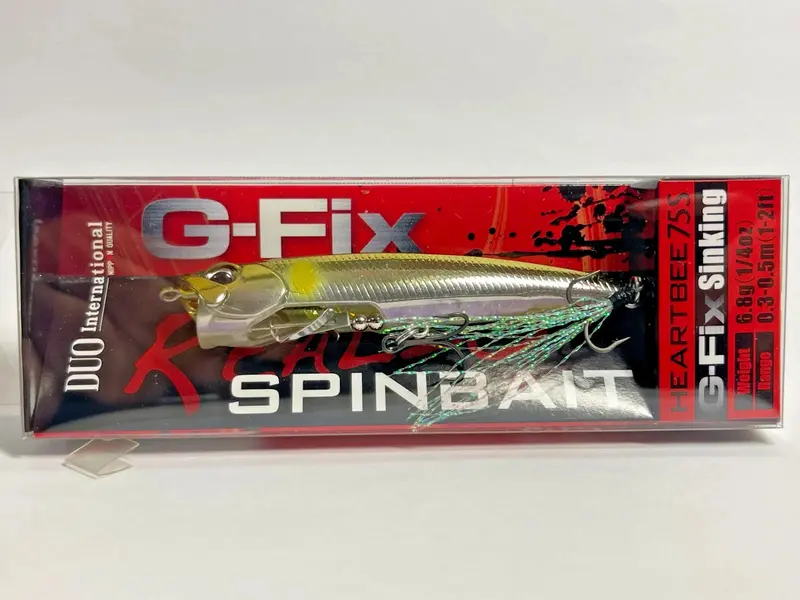 Duo Realis Heartbee 75S Spinbait – Half Mirror Ayu Pattern 1