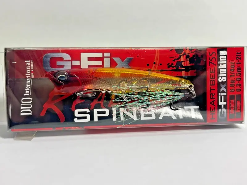 Duo Realis Heartbee 75S Spinbait – Lg Crown Reflective Pattern 1