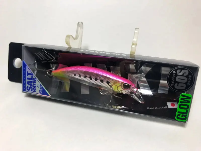 Duo Spearhead Ryuki 60S Saltwater Jerkbait – Tropical Sardine Glow Finish 1
