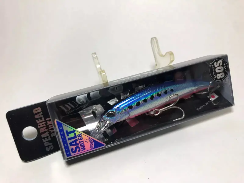 Duo Spearhead Ryuki 80S Saltwater Jerkbait – Flash Mazume Sardine Finish 1