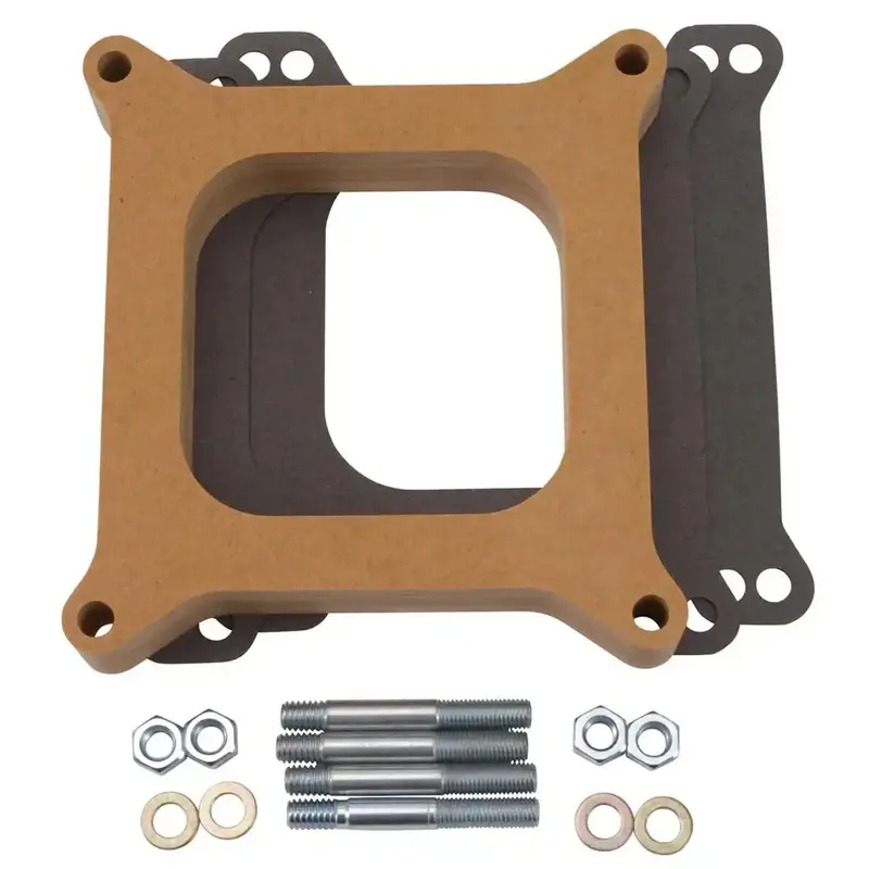 Edelbrock 8720 1-Inch Wood Spacer For Carburetor Applications 1