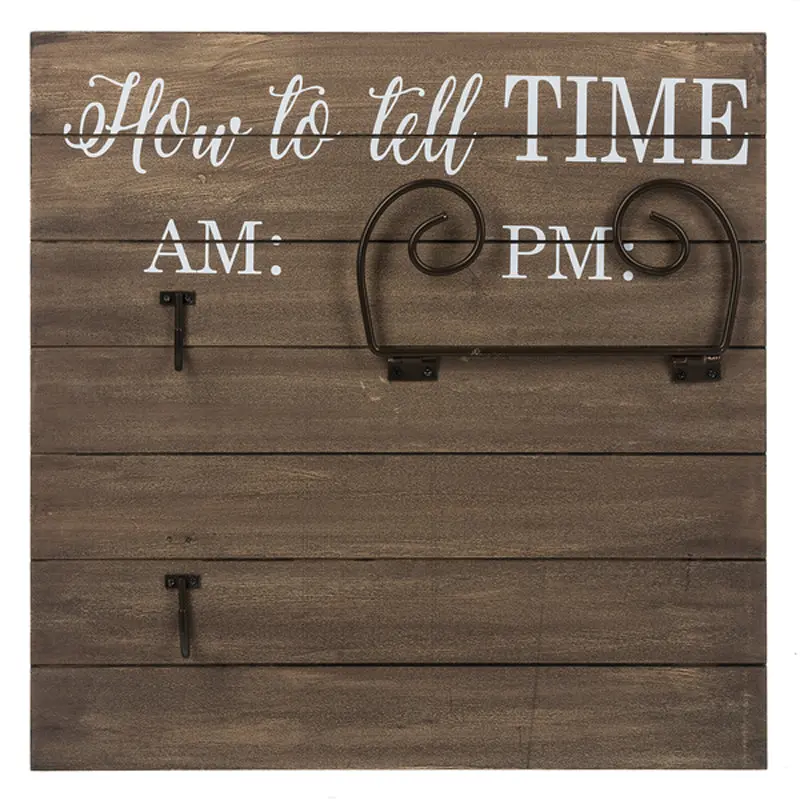 Educational 'How To Tell Time' Learning Plaque 1