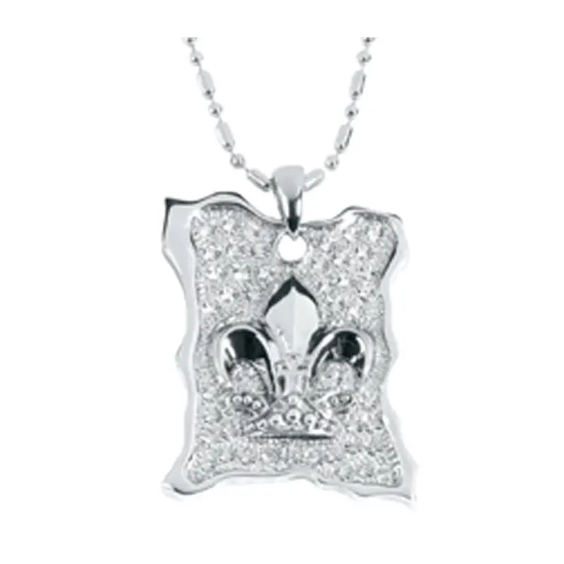 Elegant Fleur-De-Lis Pendant Necklace 1