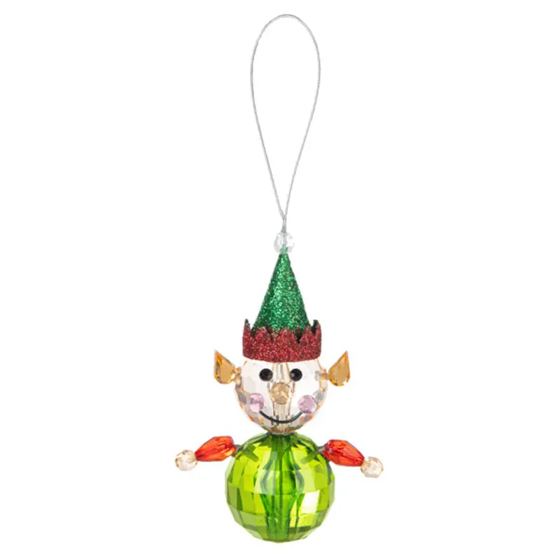 Elf-Themed Acrylic Ornament – Crystal Expressions Collection 1