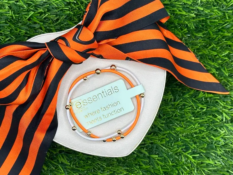 Enewton Gameday "E"Ssentials Bracelet Set – Bright Orange & Onyx 1