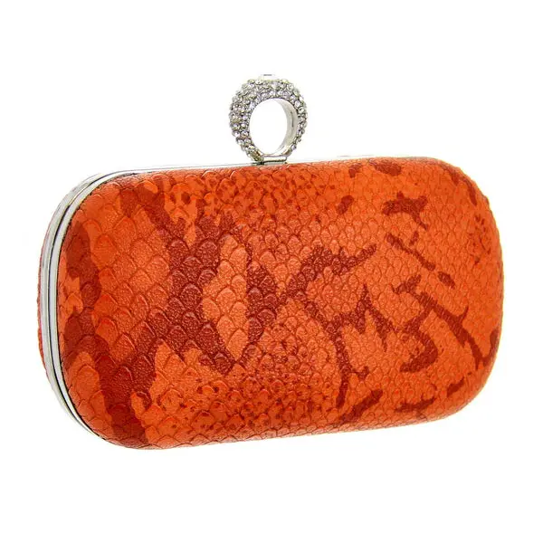 Engaged One Ring Clutch In Vibrant Orange 1