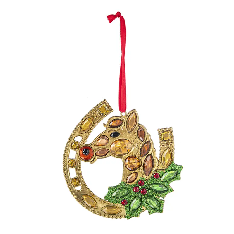 Equestrian-Themed Holiday Horse Ornament 1