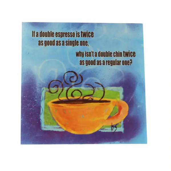 Espresso-Themed Birthday Greeting Card 1