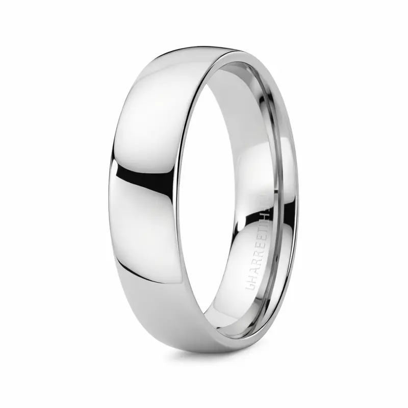 Eternity Tungsten Band With Smooth Rounded Profile – 7.7Mm 1