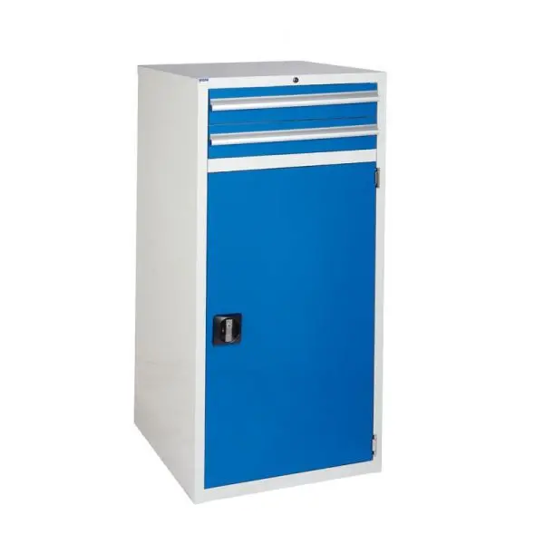 Euroslide Euc12060753 Spacious 2-Drawer + 1-Cupboard Storage Unit (1200 X 600 X 750 Mm) 4