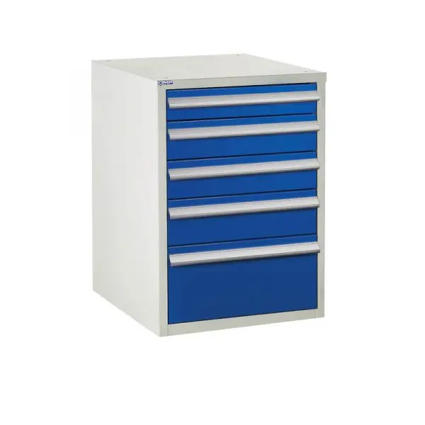 Euroslide Euc18260754 Wide 5-Drawer Storage Cabinet (825 X 600 X 750 Mm) 4