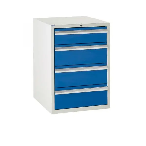 Euroslide Euc1826075A Heavy-Duty 4-Drawer Storage Unit (825 X 600 X 750 Mm) 4